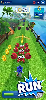 Sonic Dash - Jogo de Corrida Captura de tela 1