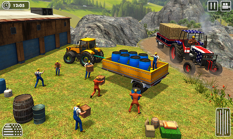 Tractor Trolley Cargo Drive Screenshot 1