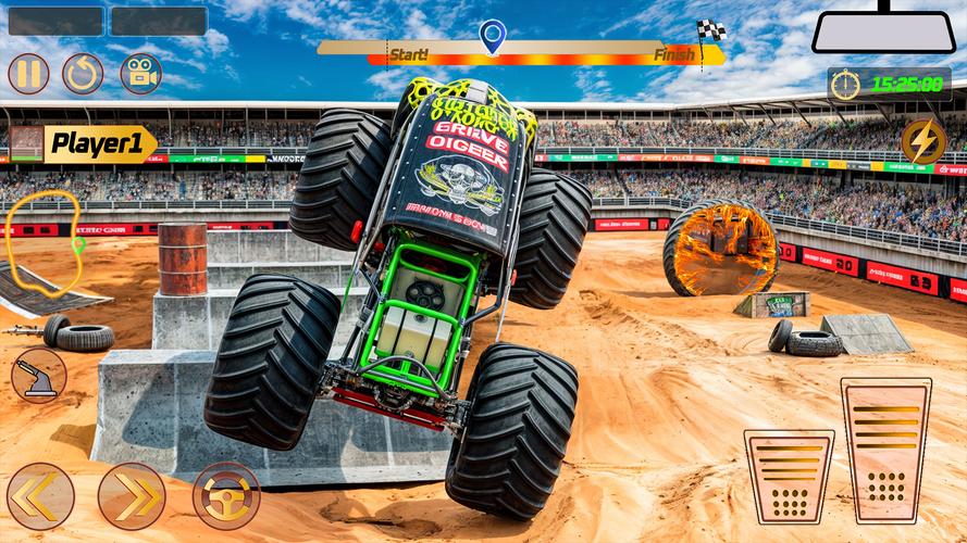 Monster Truck: Derby Games Captura de pantalla 1