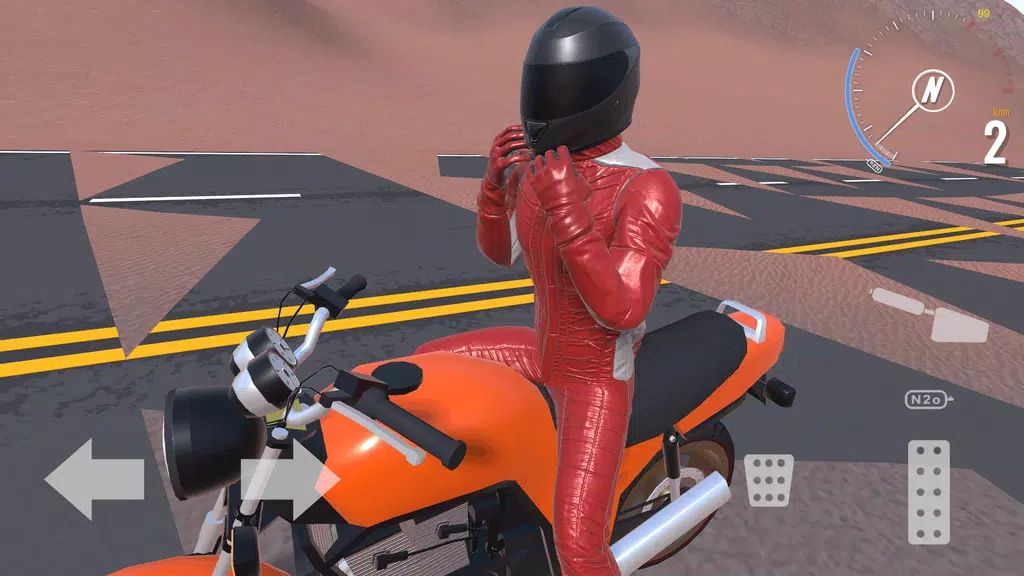 Real Moto Bike Race Simulator Capture d'écran 3