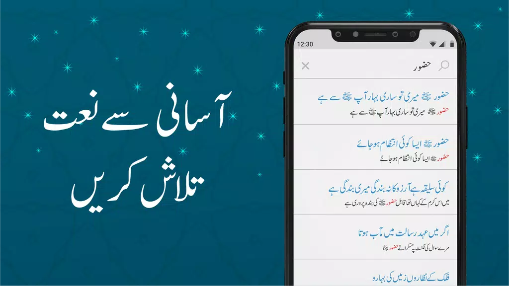 Naat Lyrics Library Captura de pantalla 3