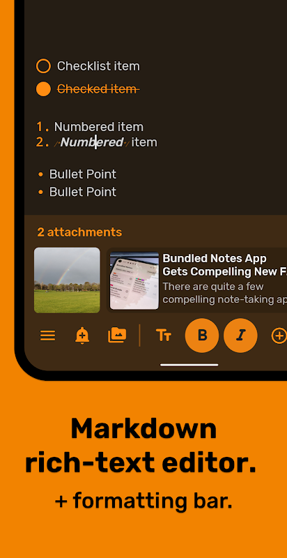 Bundled Notes - Lists, To-do Screenshot 2