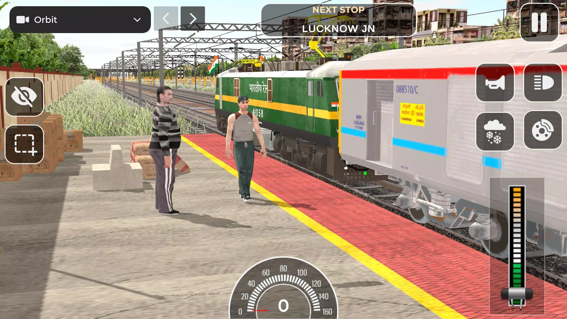 Indian Railway Train Simulator स्क्रीनशॉट 2