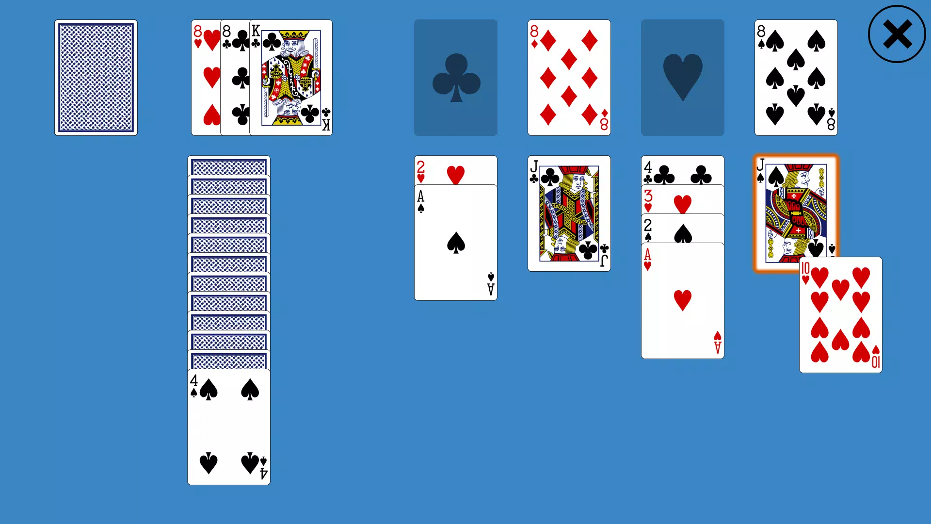 Classic Canfield Solitaire Captura de tela 3