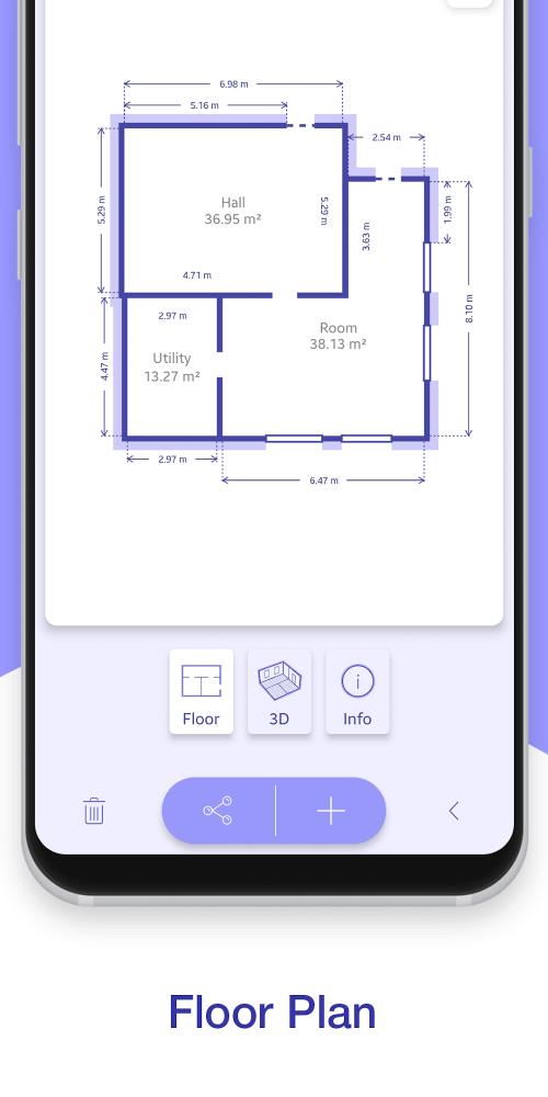 ARPlan 3D 捲尺，尺子量度，平面圖測繪，AR 測距儀應用截圖第3張