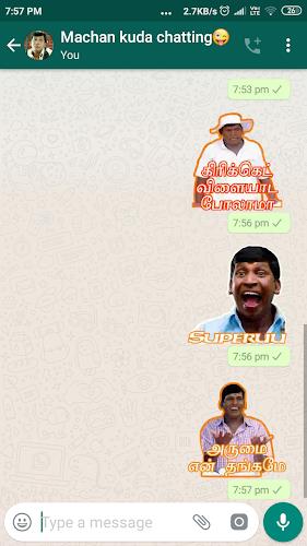 Tamil Stickers: WAStickerApps スクリーンショット 4