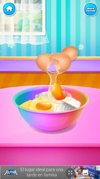 Unicorn Food - Sweet Rainbow Cake Desserts Bakery スクリーンショット 3