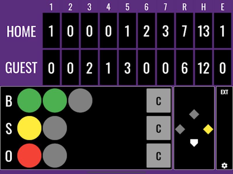 Softball Score Screenshot 1