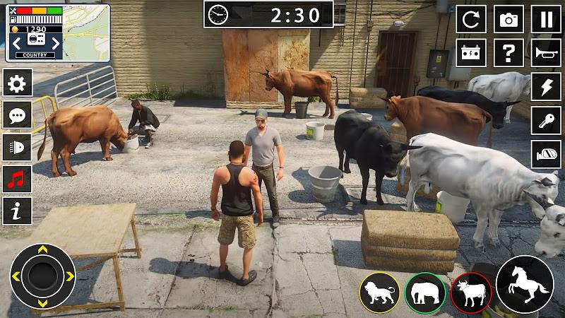 Animal transport truck games Screenshot 1