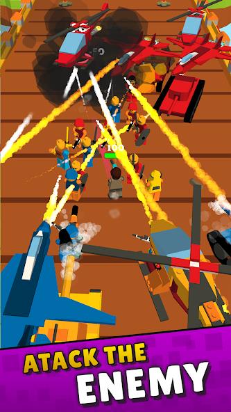 Toys War 3D: Island Battle Mod Captura de tela 3