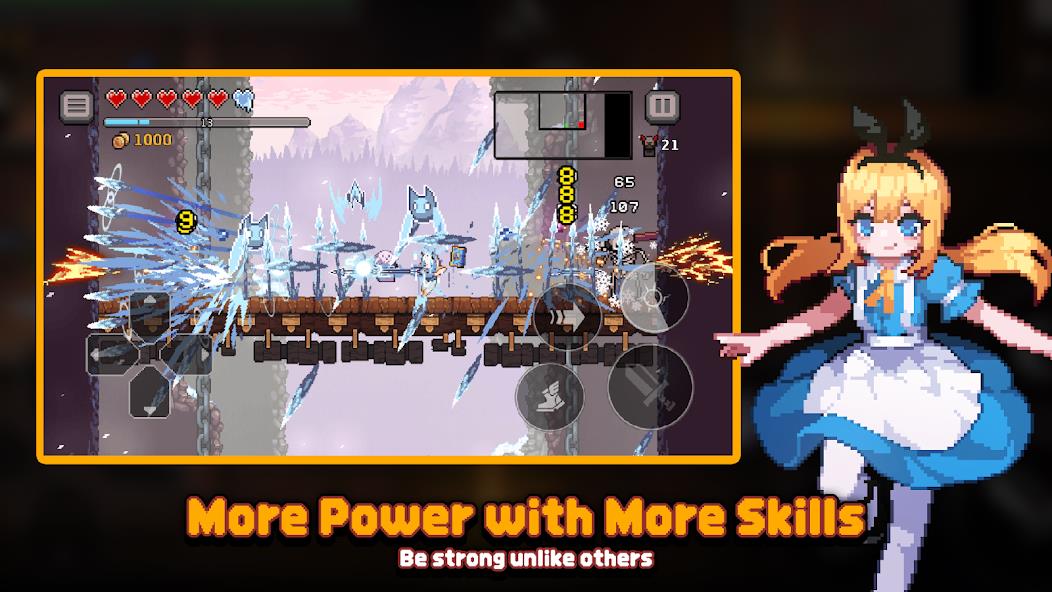 Dungeon Slasher : Roguelike Mod Schermafbeelding 2