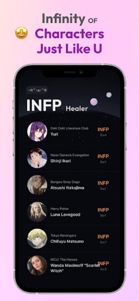 Pdbee: MBTI, Friends, Chat Captura de tela 3