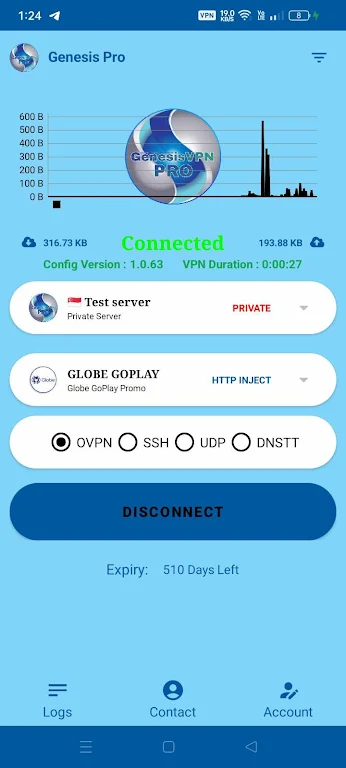 Genesis VPN Pro Tangkapan skrin 3