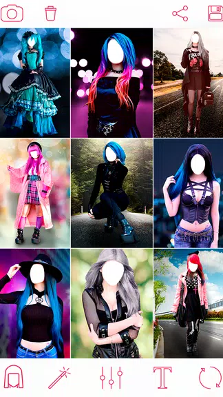 Emo Makeup & Gothic Photo App Screenshot 3