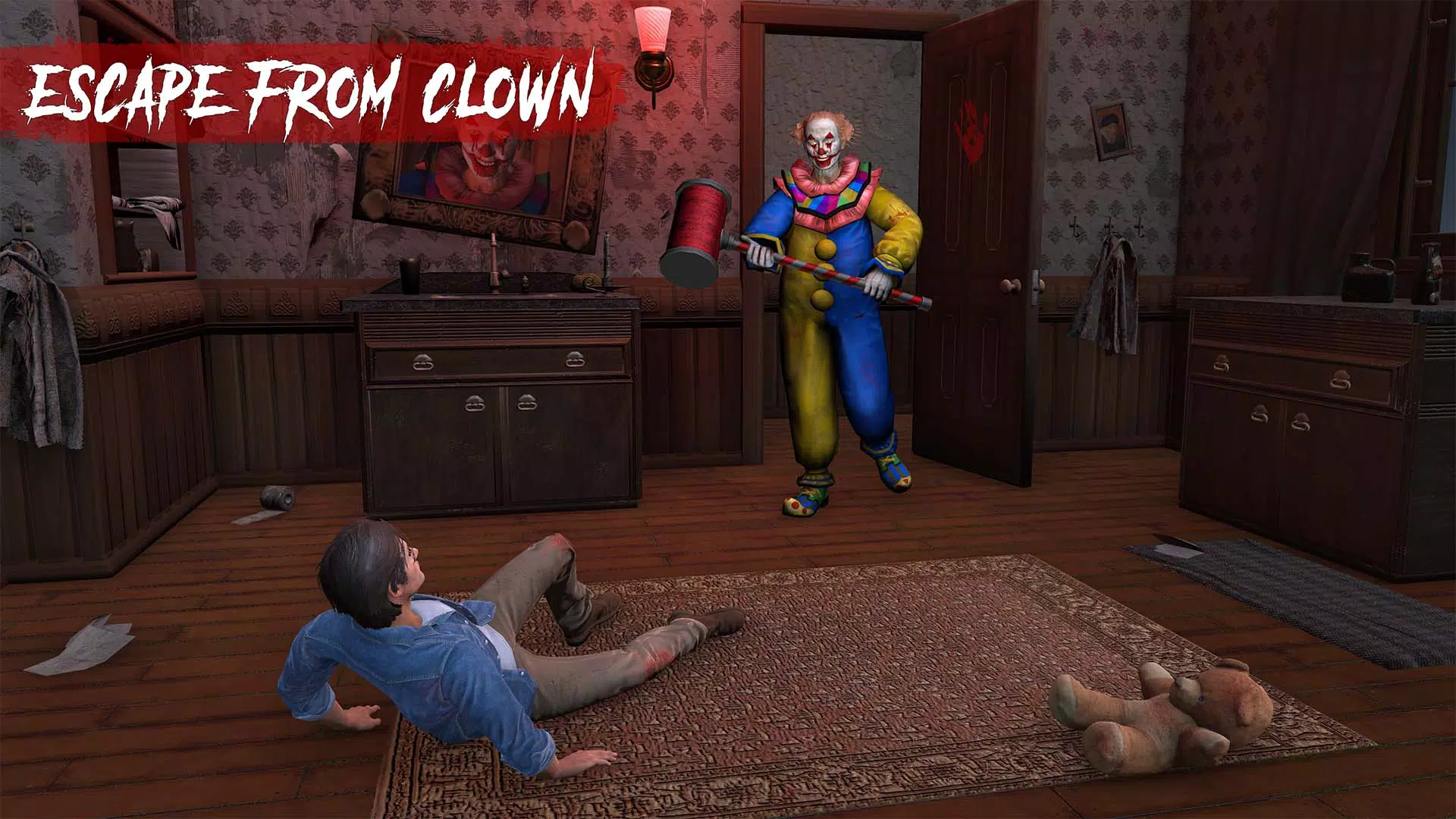 Scary Clown - Horror Game 3D Screenshot 2