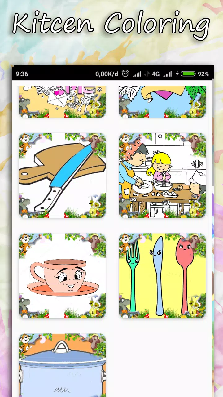 Coloring Kitchen Cooking page應用截圖第2張