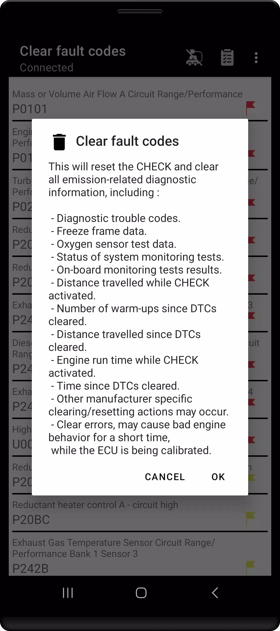 Tor OBD2 Diagnostics स्क्रीनशॉट 4