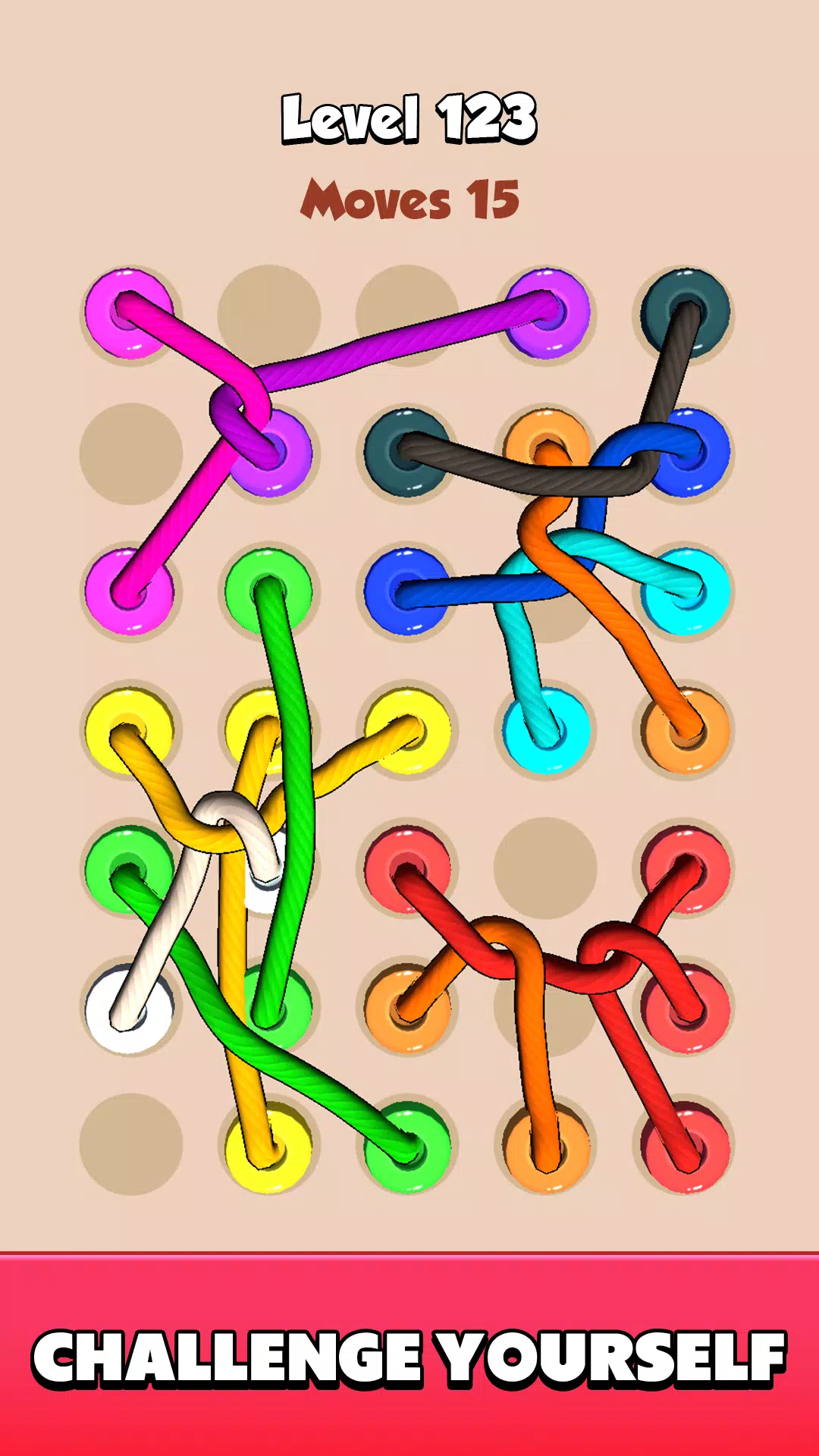 Color Tangled Rope 3D स्क्रीनशॉट 4