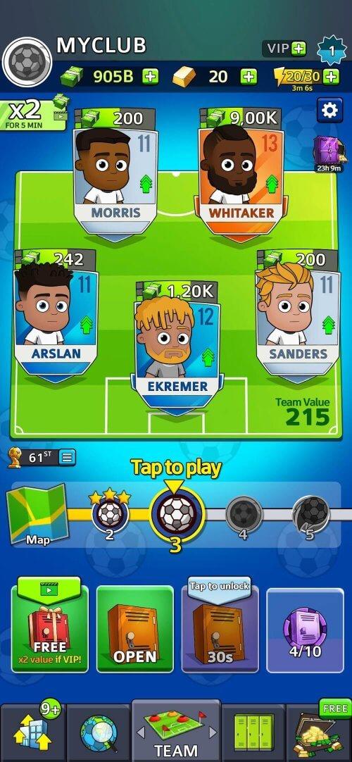 Idle Soccer Story Screenshot 1