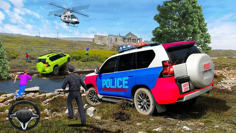 Offroad Police Car Chase Game Screenshot 2