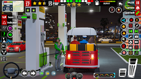 TukTuk Rickshaw Driving Games Ekran Görüntüsü 2