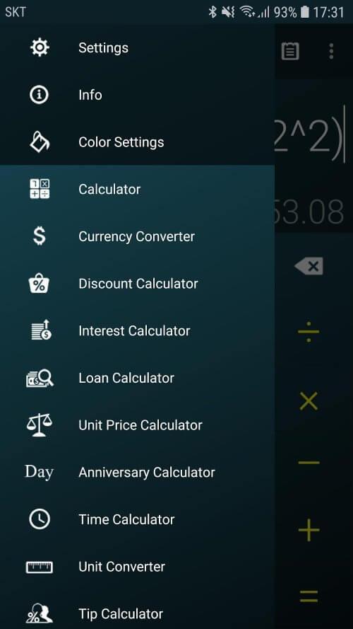 Multi Calculator Screenshot 1