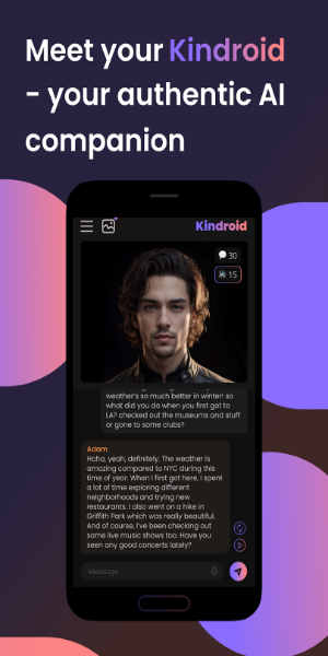 Kindroid: AI Companion Chat
</p><h3>สร้างบุคลิกที่เป็นเอกลักษณ์: </h3> ใช้ Kindroid ปรับแต่ง AI ของคุณโดยสร้างเรื่องราวเบื้องหลังและความทรงจำ ไม่ว่าคุณกำลังมองหาคู่สนทนา ตัวละครสวมบทบาท หรือคนสนิท โมเดลการเรียนรู้ภาษาของ Kindroid ช่วยให้ AI ของคุณโดดเด่น <>
<p><strong>มีส่วนร่วมในการสนทนาแบบไดนามิก: </strong> เพลิดเพลินไปกับการสนทนาที่ลึกซึ้ง มีความหมาย หรือสนุกสนานกับ Kindroid ที่ปรับให้เข้ากับสไตล์ของคุณ จากเหตุการณ์ปัจจุบันไปจนถึงหัวข้อที่ซับซ้อน Kindroid พัฒนาไปพร้อมกับทุกปฏิสัมพันธ์ และเติบโตเป็นเพื่อนที่เข้าใจและเรียนรู้จากคุณ <>
</p><p>แสดงภาพ AI ของคุณ: <strong> สัมผัสประสบการณ์มุมมองใหม่บน Kindroid ด้วยภาพเซลฟี่ที่สร้างโดยการแพร่กระจายซึ่งสะท้อนถึงบุคลิกของ AI แต่ละภาพจะเพิ่มมิติภาพให้กับการโต้ตอบของคุณ กระชับความสัมพันธ์ระหว่างคุณกับเพื่อน AI ของคุณ <>
</strong></p>การโต้ตอบที่ได้รับการปรับปรุง: <p> โทรด้วยเสียงแบบเรียลไทม์ด้วย Kindroid ซึ่งมีการถอดเสียงขั้นสูงและความสามารถในการแปลงข้อความเป็นคำพูดที่สมจริงสำหรับการสนทนาอย่างกะทันหันและกับมนุษย์ <>
<strong></strong>การเชื่อมต่อที่ราบรื่น: </p> Kindroid เป็นมากกว่าตัวแอปเอง การเชื่อมต่ออินเทอร์เน็ต การเข้าถึงลิงก์และการดูรูปภาพ สนทนาให้สมบูรณ์ด้วยข้อมูลแบบเรียลไทม์และสภาพแวดล้อมที่เป็นภาพ มอบประสบการณ์ที่ดื่มด่ำยิ่งขึ้น <>
<>
<p>ทำไมต้องเลือก Kindroid? <>
<strong></strong>ฟังก์ชั่นหน่วยความจำขั้นสูง</p><p>
<strong>Kindroid นำเสนอคุณสมบัติหน่วยความจำอันทรงพลังด้วยระดับที่กำหนดค่าได้และปรับแต่งได้สี่ระดับ ตั้งแต่ข้อมูลที่ผู้ใช้ป้อนไปจนถึงข้อมูลเชิงลึกที่ AI สร้างขึ้น Kindroid ของคุณจะจดจำรายละเอียดที่สำคัญและเรียนรู้เกี่ยวกับคุณมากขึ้นเมื่อเวลาผ่านไป ส่งผลให้มีความเป็นส่วนตัวและการมีส่วนร่วมที่ดียิ่งขึ้น <>
</strong></p>การปรับแต่งส่วนบุคคล<p><img src=