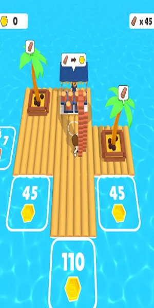 Raft Life - Build, Farm, Stack स्क्रीनशॉट 1