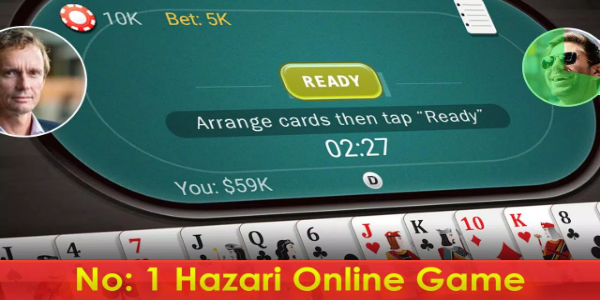 Hazari -1000 points card game Скриншот 1