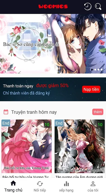 Ngôn Tình -- Webtoon,Manga,Comics Screenshot 1