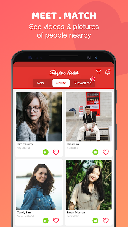 Filipino Social: Dating & Chat ภาพหน้าจอ 1