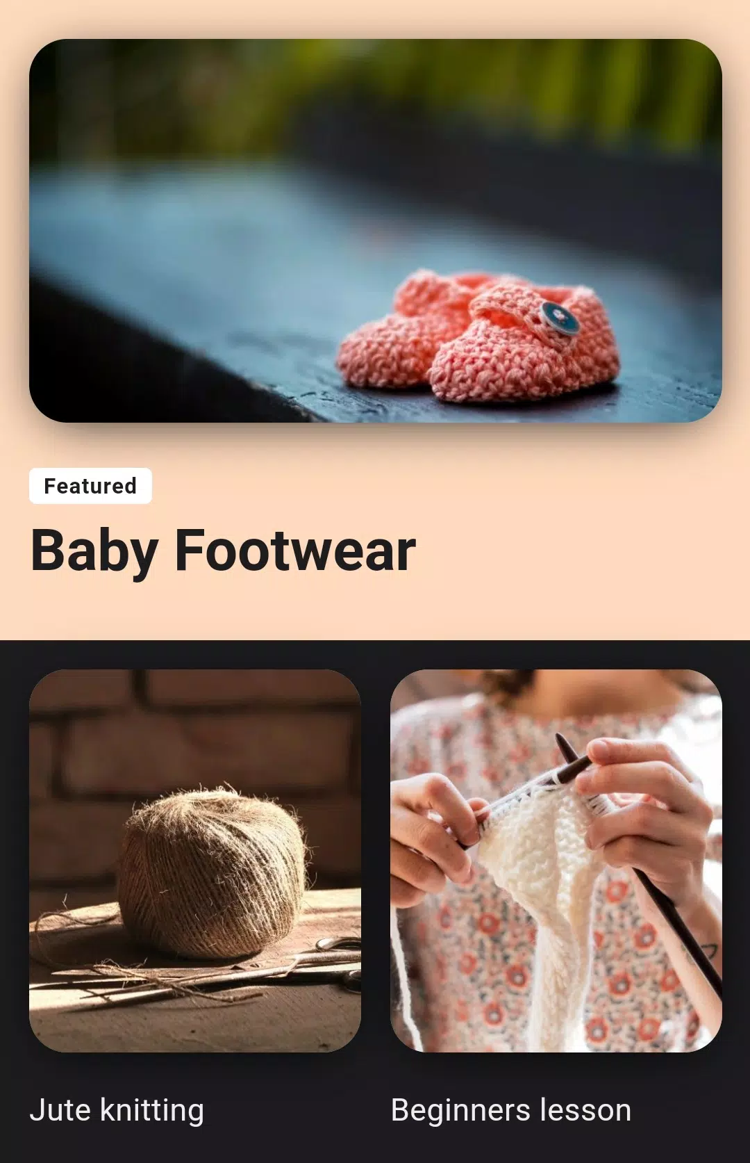Learn Knitting and Crocheting Скриншот 1