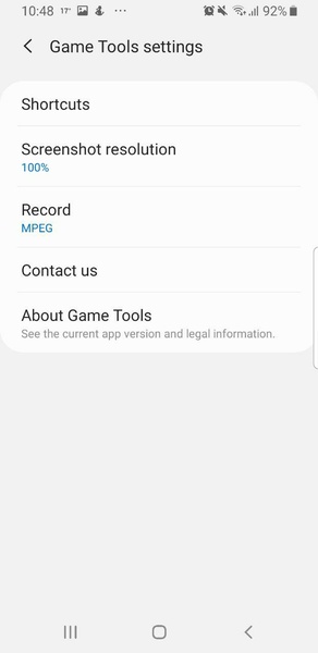 Samsung Game Tools Screenshot 3