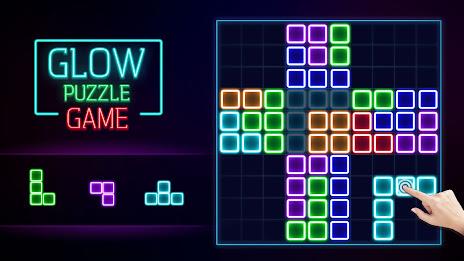 Glow Block Puzzle Screenshot 2