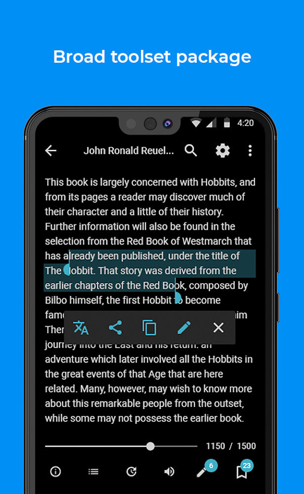 FullReader - lector de libro Captura de pantalla 2