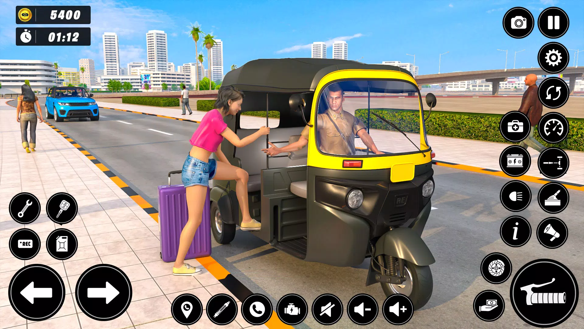 Auto Tuk Tuk Rickshaw Game Screenshot 2