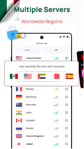 Mexico VPN - Get Mexican IP 스크린샷 2