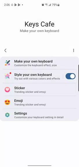 Keys Cafe - Make your keyboard Capture d'écran 1
