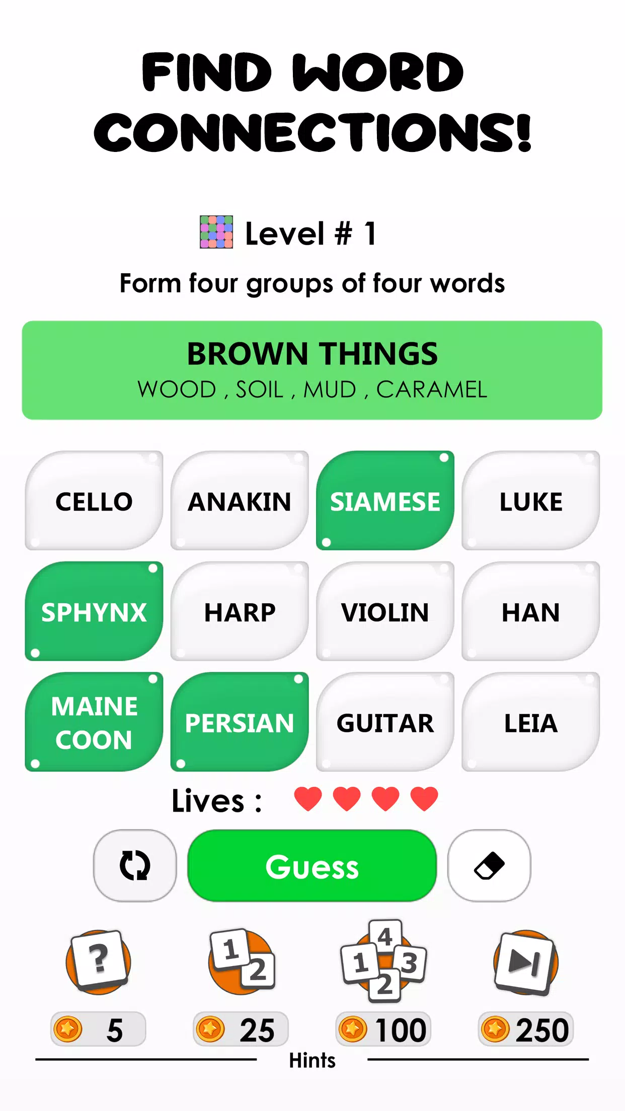 Words: Associations Word Game স্ক্রিনশট 1