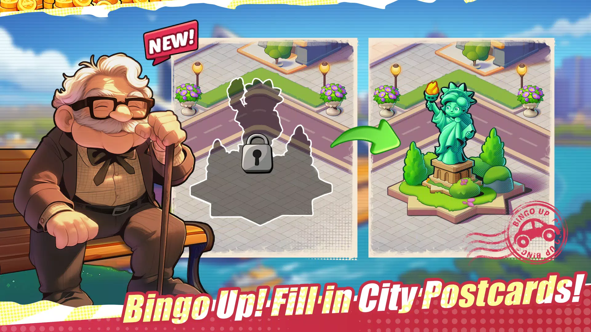 Bingo Up: Love Adventure Bingo Captura de tela 3