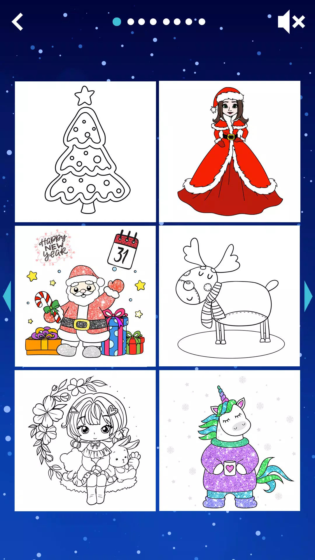 Christmas kids coloring Ảnh chụp màn hình 3