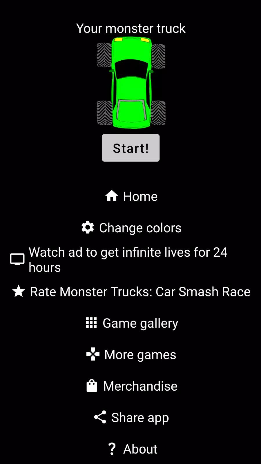 Monster Trucks: Car Smash Race應用截圖第2張