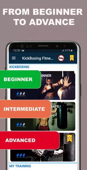 Kickboxing fitness Trainer Capture d'écran 3