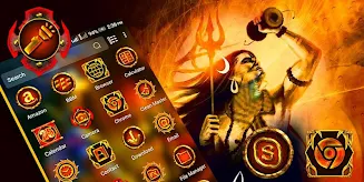 Lord Shiva Launcher Theme ภาพหน้าจอ 3