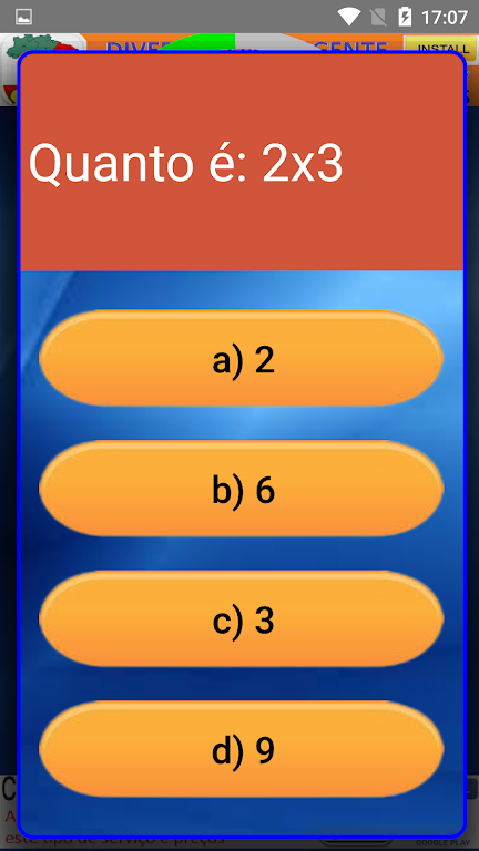 Quiz Tabuada Facil 스크린샷 3