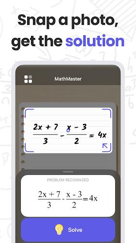 MathMaster: Math Solver & Help Скриншот 1