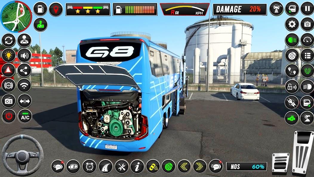 Coach Bus Driving- Bus Game Mod Capture d'écran 3