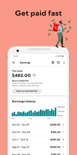 DoorDash - Dasher Captura de tela 2