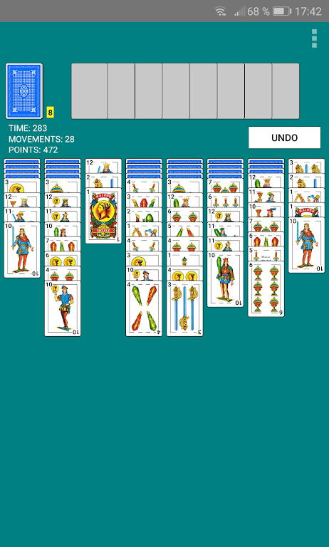 Spanish Spider Solitaire Screenshot 2