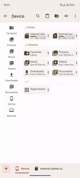 Oojao Files Manager ภาพหน้าจอ 1